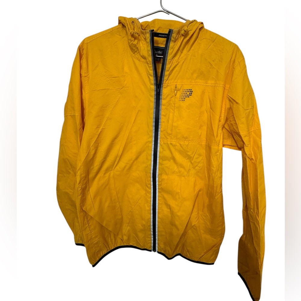 High End Primitive Skateboarding SKATE Yellow Hooded Windbreaker Jacket Men’s M